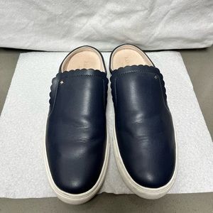 Navy blue Kate Spade mules
